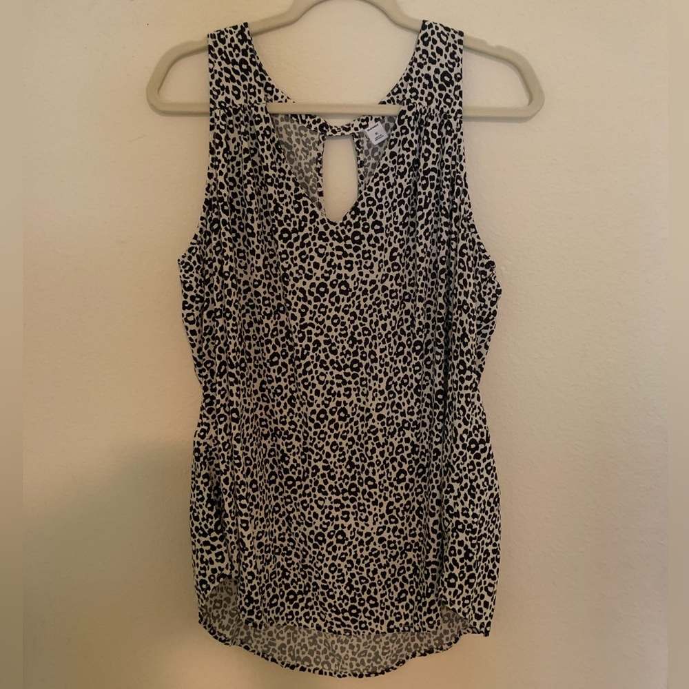 Cheetah Print Tank Top